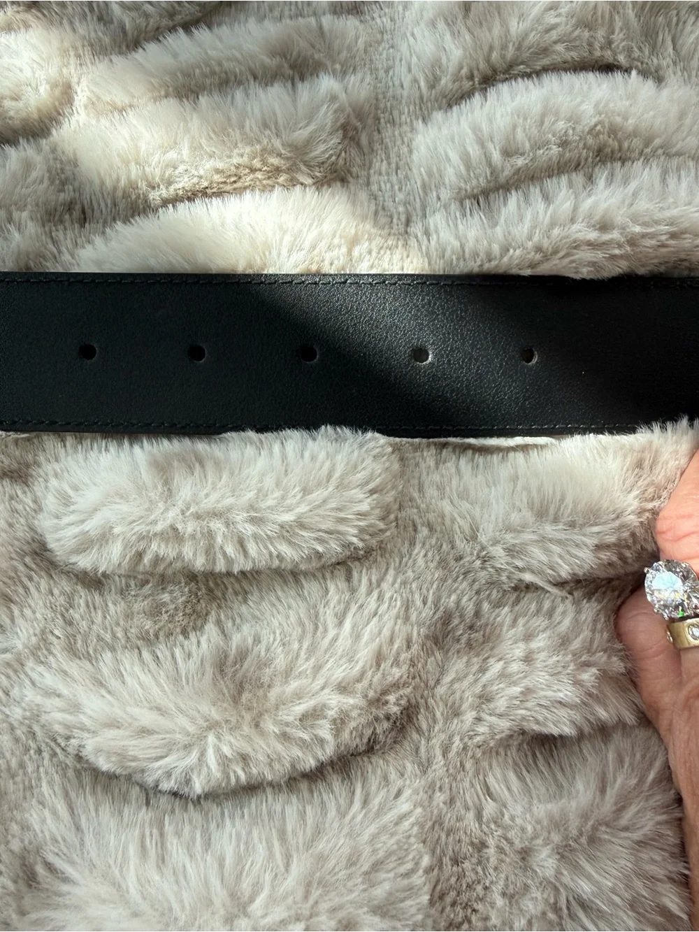 Authentic Gucci Black Leather Interlocking GG Belt | Size 80/32 w/Box